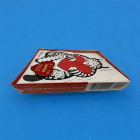 1980s Collectible B. KLIBAN Cats Signature Valentine Cards Sealed Box 3 Designs - Picture 6 of 9